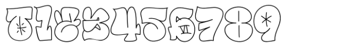 New Kids Graffiti Font OTHER CHARS