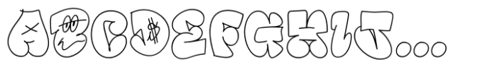 New Kids Graffiti Font UPPERCASE