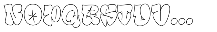 New Kids Graffiti Font UPPERCASE