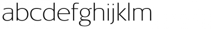 New Lincoln Gothic BT Thin Font LOWERCASE