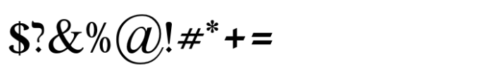 New Livorno MF Medium Pro Font OTHER CHARS