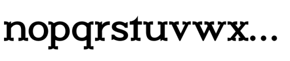 New Marion Regular Font LOWERCASE