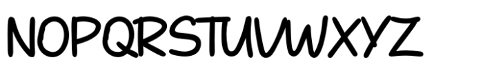 New Note Regular Font UPPERCASE