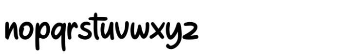 New Note Regular Font LOWERCASE