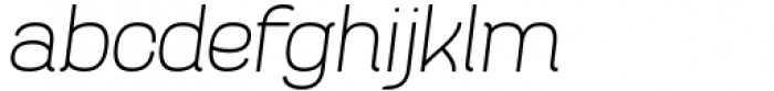 New Odyssey Light Italic Font LOWERCASE