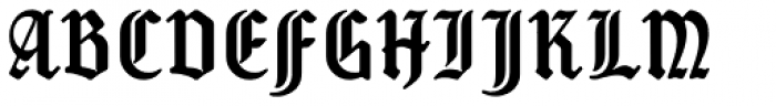 New Old English Font UPPERCASE