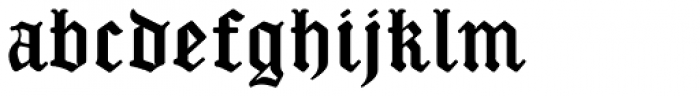 New Old English Font LOWERCASE