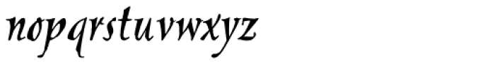 New Pelican RXSN Italic Font LOWERCASE