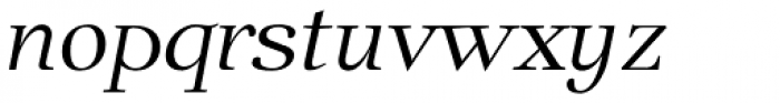 New Prairie Light Italic Font LOWERCASE