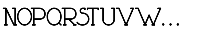 New Romantine Font UPPERCASE