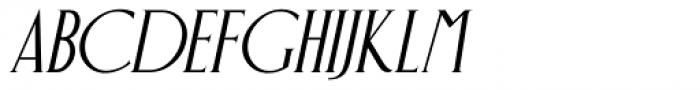 New Thin Roman Oblique JNL Font UPPERCASE