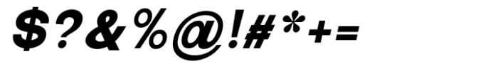 New Trusty Black Italic Font OTHER CHARS