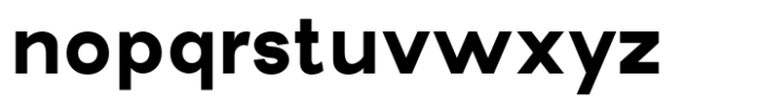 New Trusty Extra Bold Font LOWERCASE