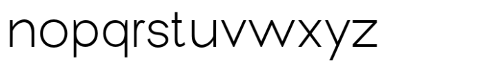 New Trusty Extra Light Font LOWERCASE