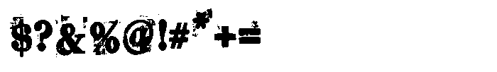 New Violation Of A Ceasefire Font OTHER CHARS