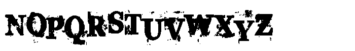 New Violation Of A Ceasefire Font UPPERCASE