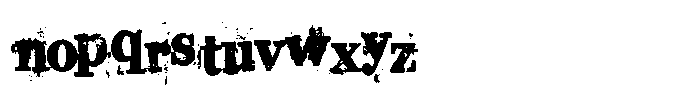 New Violation Of A Ceasefire Font LOWERCASE