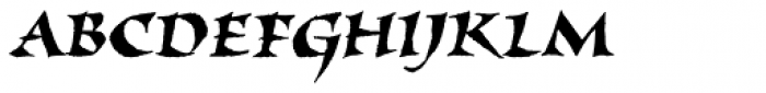 New Visigoth RXSN Italic Font UPPERCASE