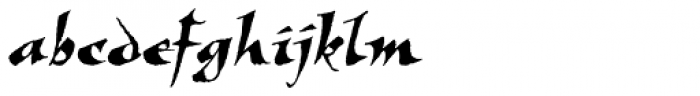 New Visigoth RXSN Italic Font LOWERCASE