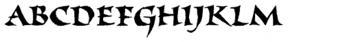 New Visigoth RXSN Regular Font UPPERCASE
