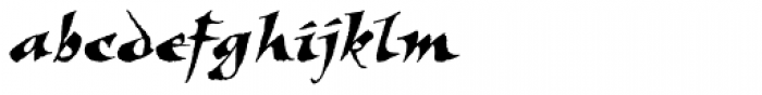 New Visigoth SXSN Italic Font LOWERCASE