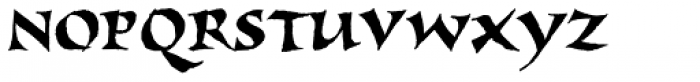 New Visigoth SXSN Regular Font UPPERCASE