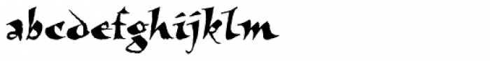 New Visigoth SXSN Regular Font LOWERCASE