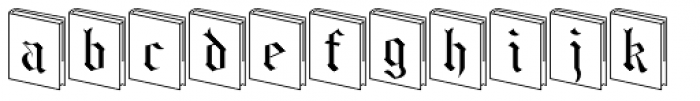 NewLibrary Italic Font LOWERCASE