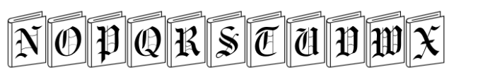 NewLibrary Regular Font UPPERCASE