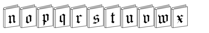 NewLibrary Regular Font LOWERCASE