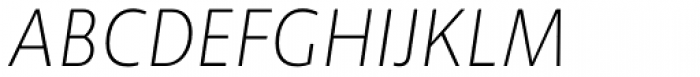 NewLibris Light Italic Font UPPERCASE