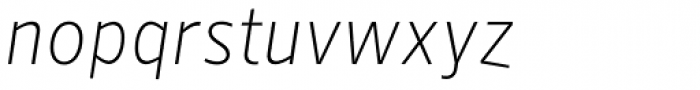 NewLibris Light Italic Font LOWERCASE