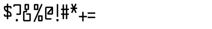 NewNerdish Condensed Font OTHER CHARS