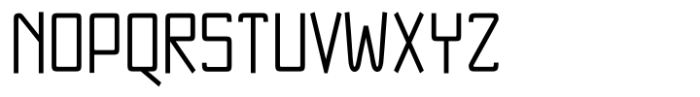 NewNerdish Condensed Font UPPERCASE