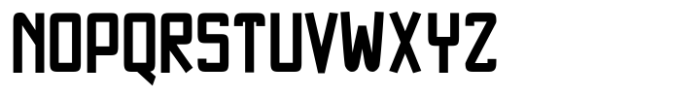 NewNerdish Extra Bold Condensed Font UPPERCASE