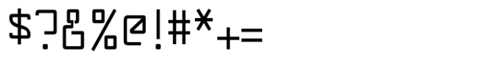 NewNerdish Regular Font OTHER CHARS