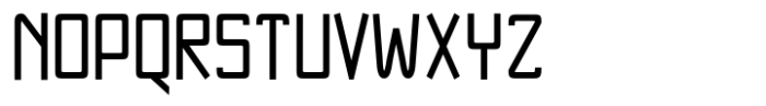NewNerdish Semi Bold Condensed Font UPPERCASE