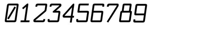 NewNerdish Semi Bold Oblique Font OTHER CHARS