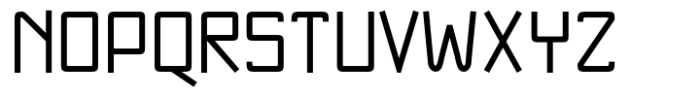 NewNerdish Semi Bold Font UPPERCASE