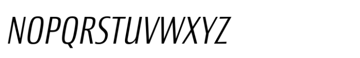 Newbery Sans Pro Cd Light Italic Font UPPERCASE