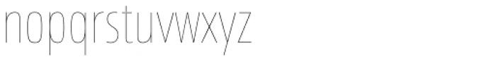 Newbery Sans Pro Cd Thin Font LOWERCASE