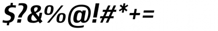 Newbery Sans Pro Medium Italic Font OTHER CHARS