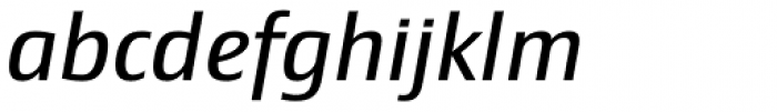 Newbery Sans Pro Regular Italic Font LOWERCASE