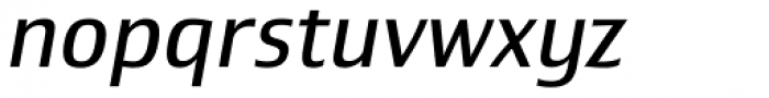 Newbery Sans Pro Regular Italic Font LOWERCASE