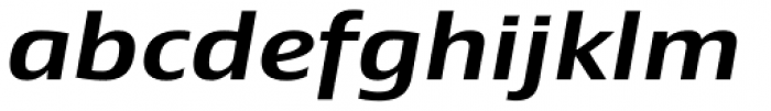 Newbery Sans Pro Xp Medium Italic Font LOWERCASE
