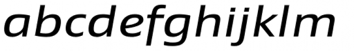 Newbery Sans Pro Xp Regular Italic Font LOWERCASE