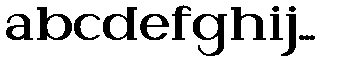 Newborn Times Bold Expanded FONT