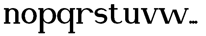 Newborn Times Bold Font LOWERCASE