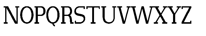 Newborn Times Condensed Font UPPERCASE
