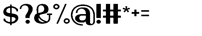 Newborn Times Extra Bold Expanded Font OTHER CHARS